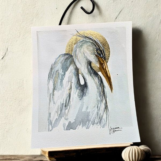 Heron in the Sun